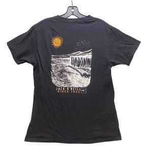 Jack O'Neill Shirt Mens Medium Surfing Surf Board‎ Outdoors Beach Black
